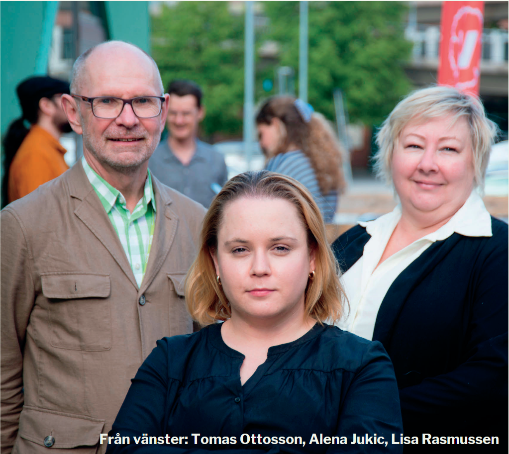 Tomas Ottosson, Alena Jukic och Lisa Rasmussen